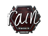 Artwork for Sticker | rain | London 2018