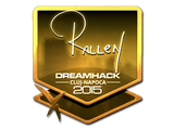 Sticker | rallen (Gold) | Cluj-Napoca 2015