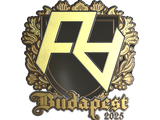 Artwork for Sticker | Rare Atom (Gold) | Budapest 2025