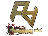 Artwork for Sticker | Rare Atom (Gold) | Shanghai 2024