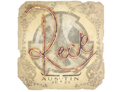 Sticker | reck | Austin 2025