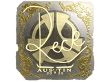 Artwork for Sticker | reck (Gold) | Austin 2025