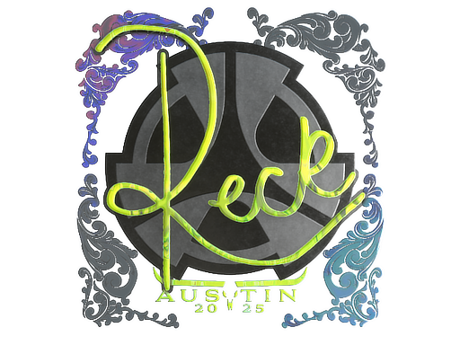 Sticker | reck | Austin 2025