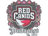 Artwork for Sticker | RED Canids | Budapest 2025