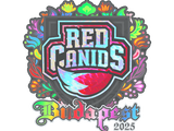 Artwork for Sticker | RED Canids (Holo) | Budapest 2025