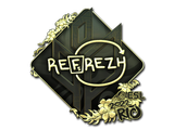 Artwork for Sticker | refrezh (Gold) | Rio 2022