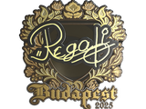 Artwork for Sticker | regali (Gold) | Budapest 2025