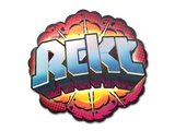 Artwork for Sticker | Rekt (Holo)