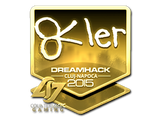 Sticker | reltuC (Gold) | Cluj-Napoca 2015