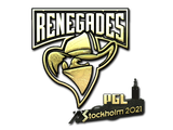 Artwork for Sticker | Renegades (Gold) | Stockholm 2021