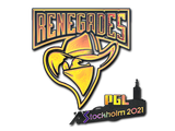 Artwork for Sticker | Renegades (Holo) | Stockholm 2021