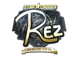 Artwork for Sticker | REZ (Gold) | Berlin 2019