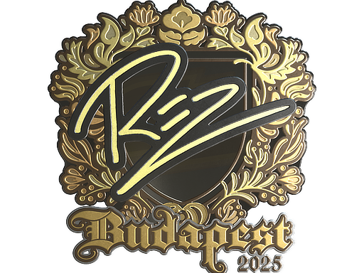 Sticker | REZ (Gold) | Budapest 2025
