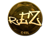 Artwork for Sticker | REZ (Gold) | Katowice 2019