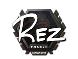 Artwork for Sticker | REZ | London 2018