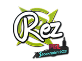 Artwork for Sticker | REZ | Stockholm 2021