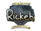 Artwork for Sticker | Rickeh (Gold) | Berlin 2019