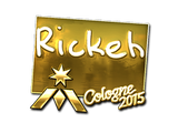 Artwork for Sticker | Rickeh (Gold) | Cologne 2015