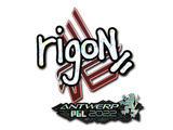 Artwork for Sticker | rigoN (Glitter) | Antwerp 2022