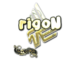 Artwork for Sticker | rigoN (Gold) | Paris 2023