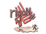 Artwork for Sticker | rigoN (Holo) | Antwerp 2022