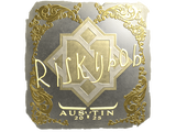 Artwork for Sticker | riskyb0b (Gold) | Austin 2025