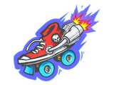 Artwork for Sticker | Rocket Skates