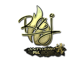 Artwork for Sticker | roeJ (Gold) | Antwerp 2022