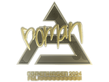 Artwork for Sticker | roman (Gold) | Copenhagen 2024