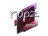 Artwork for Sticker | ropz (Foil) | Boston 2018