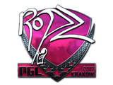 Artwork for Sticker | ropz (Foil) | Krakow 2017