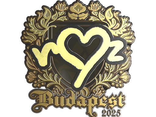 Sticker | ropz (Gold) | Budapest 2025