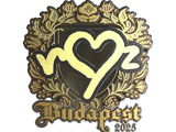 Artwork for Sticker | ropz (Gold) | Budapest 2025