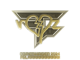 Artwork for Sticker | ropz (Gold) | Copenhagen 2024