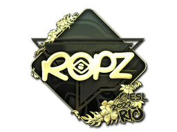 Sticker | ropz (Gold) | Rio 2022
