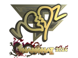 Artwork for Sticker | ropz (Gold) | Shanghai 2024