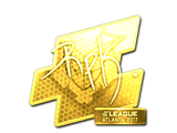 Artwork for Sticker | RpK (Gold) | Atlanta 2017