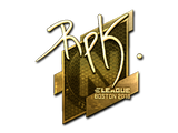 Sticker | RpK (Gold) | Boston 2018