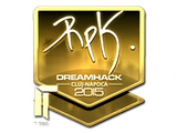Artwork for Sticker | RpK (Gold) | Cluj-Napoca 2015