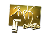 Artwork for Sticker | RpK (Gold) | Cologne 2015