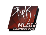 Artwork for Sticker | RpK | MLG Columbus 2016