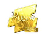 Sticker | RUBINO (Gold) | Atlanta 2017