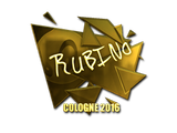 Artwork for Sticker | RUBINO (Gold) | Cologne 2016