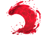Artwork for Sticker | Ruby Wave (Lenticular)
