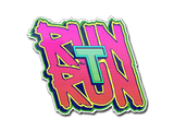 Artwork for Sticker | Run T, Run