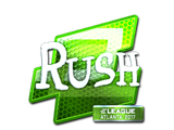Artwork for Sticker | RUSH (Foil) | Atlanta 2017