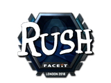 Artwork for Sticker | RUSH (Foil) | London 2018