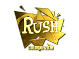 Artwork for Sticker | RUSH (Gold) | Cologne 2016