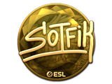Artwork for Sticker | S0tF1k (Gold) | Katowice 2019