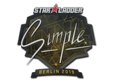 Artwork for Sticker | s1mple | Berlin 2019